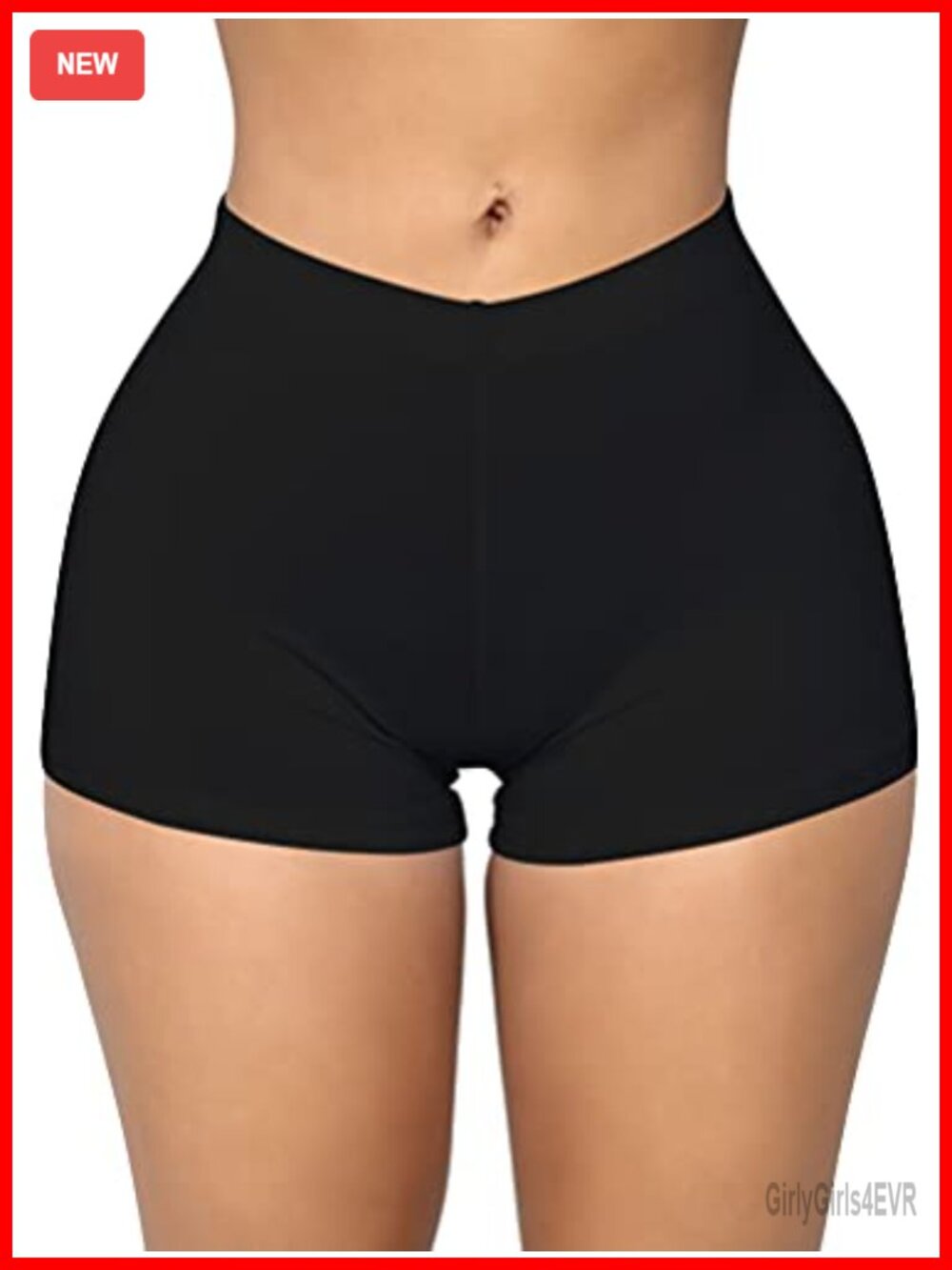 Women's Sexy Workout Gym Booty Shorts High Rise Biker Shorts